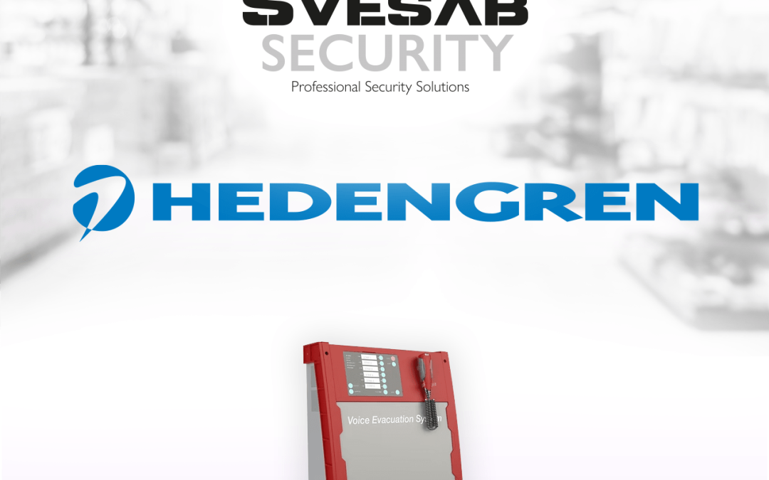Vi installerar ett talat utrymningslarm i samarbete med Hedengren Security